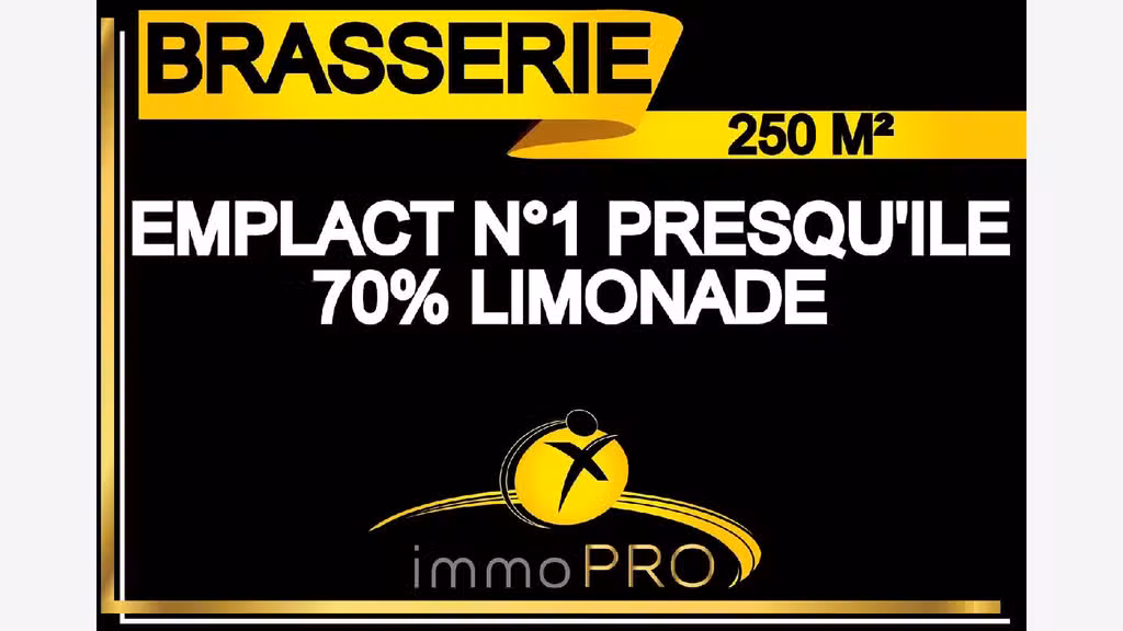 Vend bar restaurant emplacement n°1 Presqu'ile