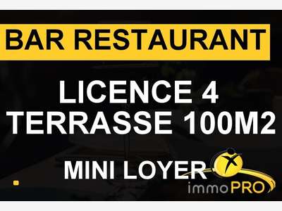 Vente joli bar restaurant avec superbe terrasse