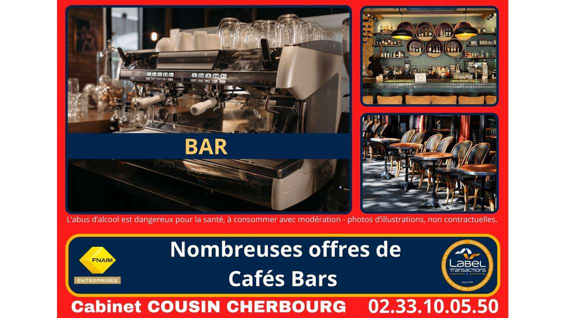 Vente bar (sans autre activité) empl n°1 Saint Lo