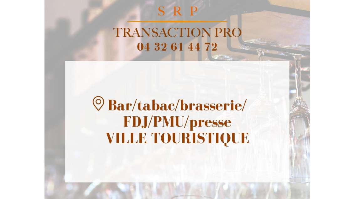 Vente bar tabac brasserie presse dans le Vaucluse