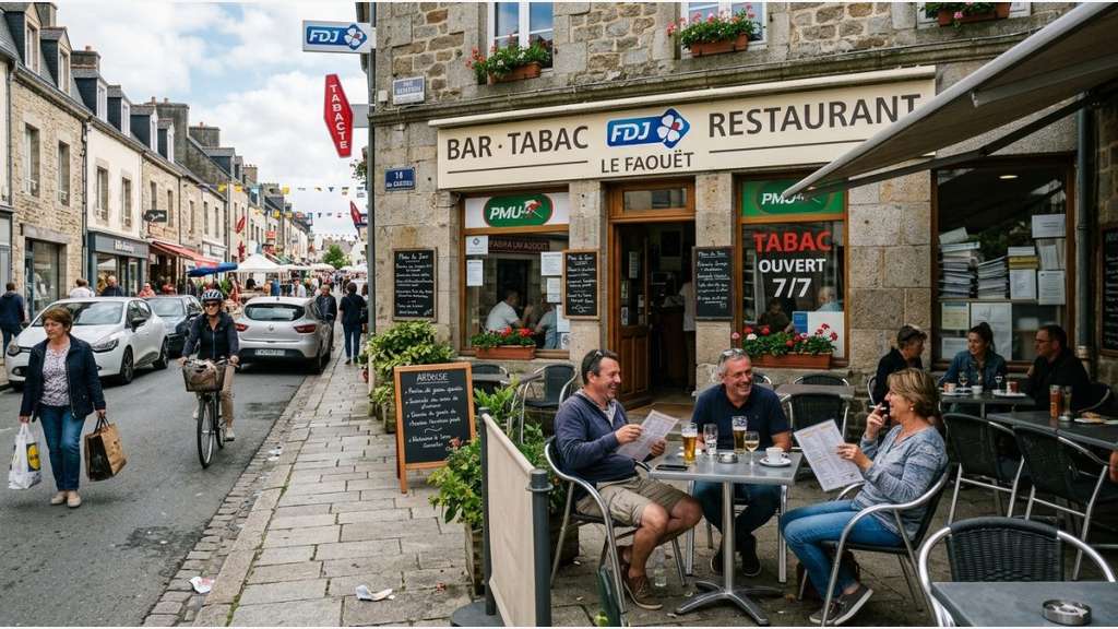 Fonds bar Tabac FDJ restaurant Morbihan