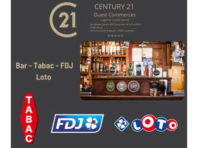 Vente Bar - Brasserie - Tabac à Quimper