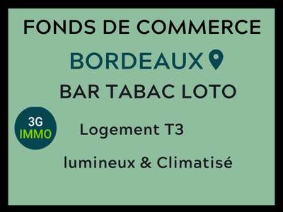 Vente Bar - Brasserie - Tabac à Bordeaux