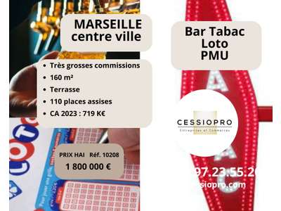 Vente Bar - Brasserie - Tabac à Marseille 13e