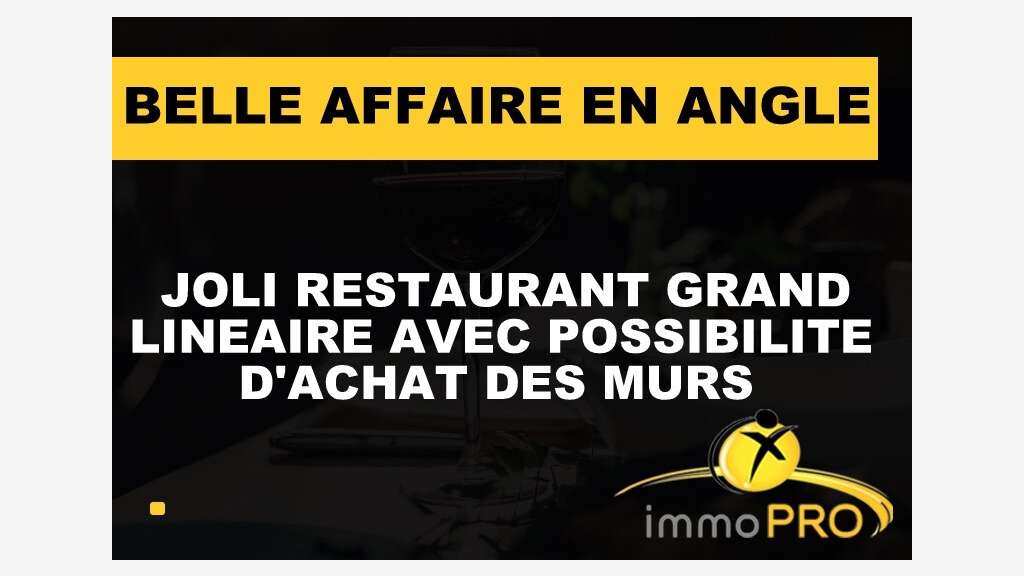Vente belle affaire bien placé en angle à Lyon