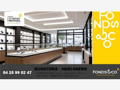 Vente bijouterie horlogerie en ccial à Montélimar