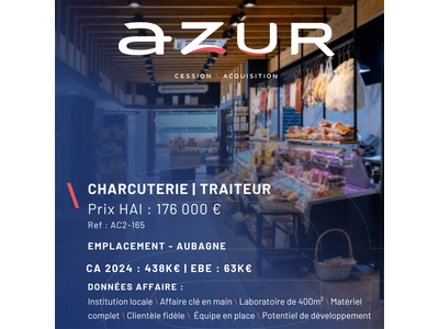 Vente Boucherie - Charcuterie à Aubagne