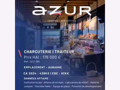 VENTE Charcuterie Traiteur à Aubagne