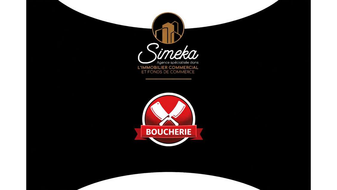Vente boucherie empl premium forte notoriété 10