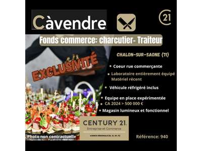Vente Boucherie - Charcuterie à Chalon-sur-Saône