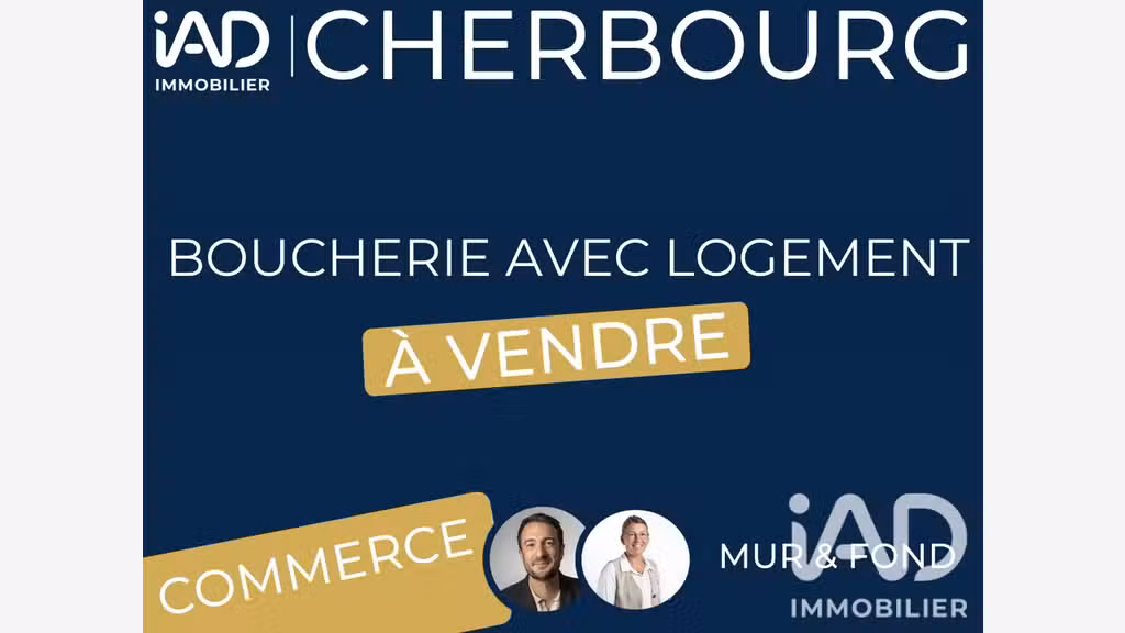 Vente murs & fonds boucherie Cherbourg-en-Cotentin