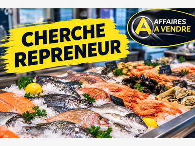 Vente poissonnerie en très bon état à Concarneau