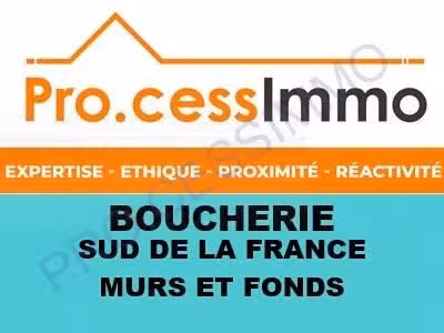 Vente murs et fonds boucherie Sud de la France