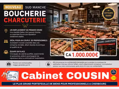 Vente boucherie charcuterie en Sud Manche