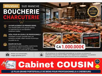 Vente boucherie charcuterie en Sud Manche