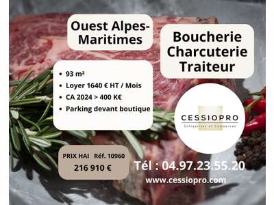 Vente Boucherie - Charcuterie à Grasse