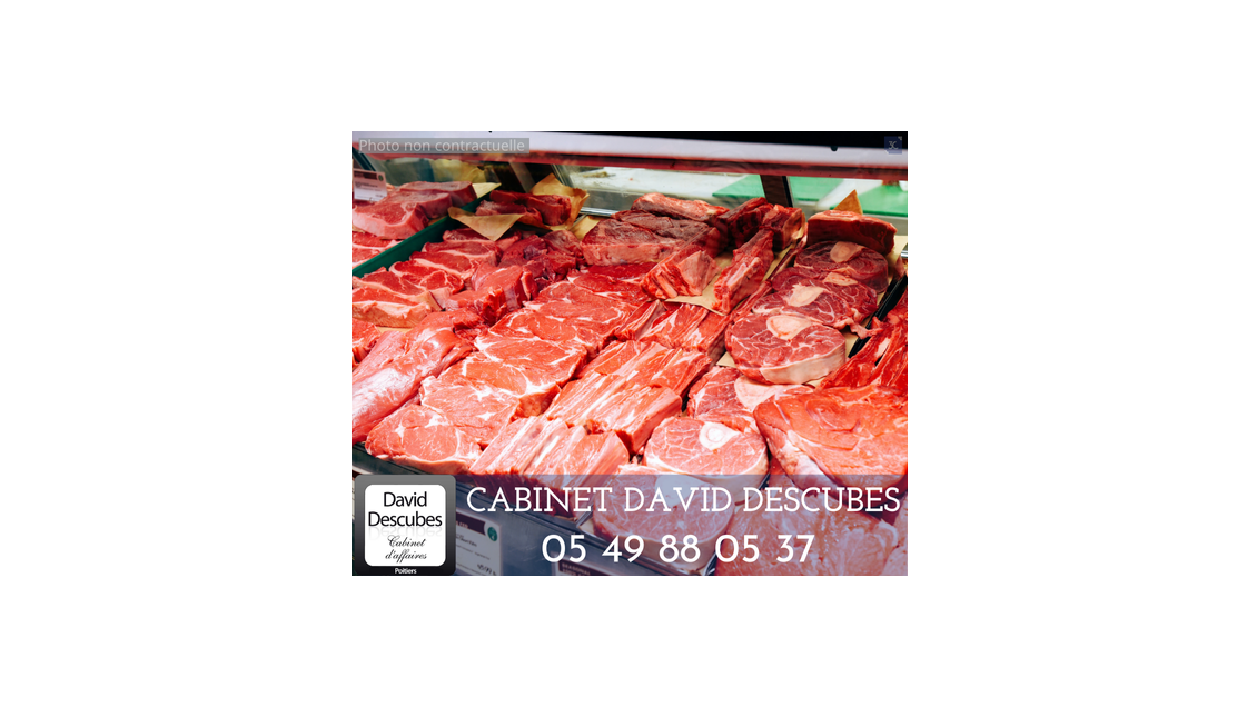 Vente boucherie à 2 pas du littoral dept 17