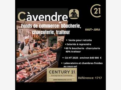 A CEDER Fonds de commerce Boucherie Charcuterie