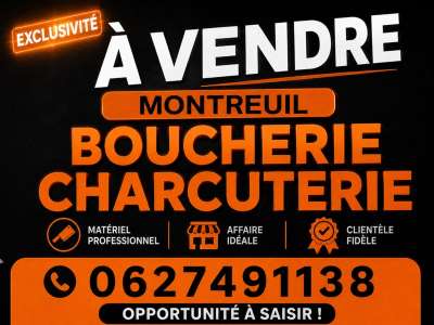 FDC immeuble entier boucherie sur Montreuil