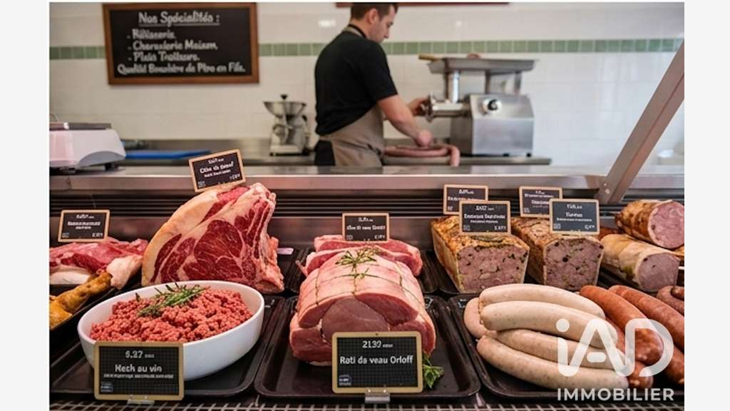 Vente boucherie charcuterie axe passant à Orvault
