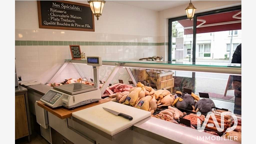 Vente boucherie charcuterie axe passant à Orvault