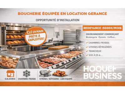 Vente Boucherie - Charcuterie à Paris 15e