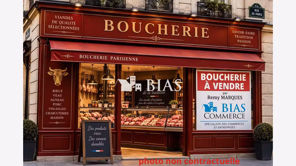 A vendre boucherie emplacement premium Paris 75016