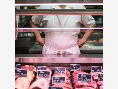 Vente boucherie centre village Ouest Lyonnais 69