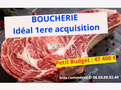 Vente boucherie idéale couple en centre bourg 76