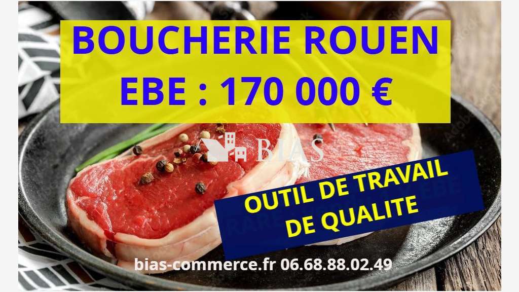 FDC boucherie-volaille à vendre à Rouen Droite