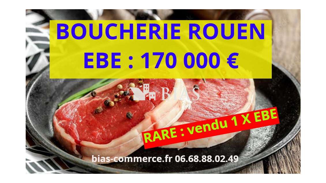 FDC boucherie-volaille à vendre à Rouen Droite