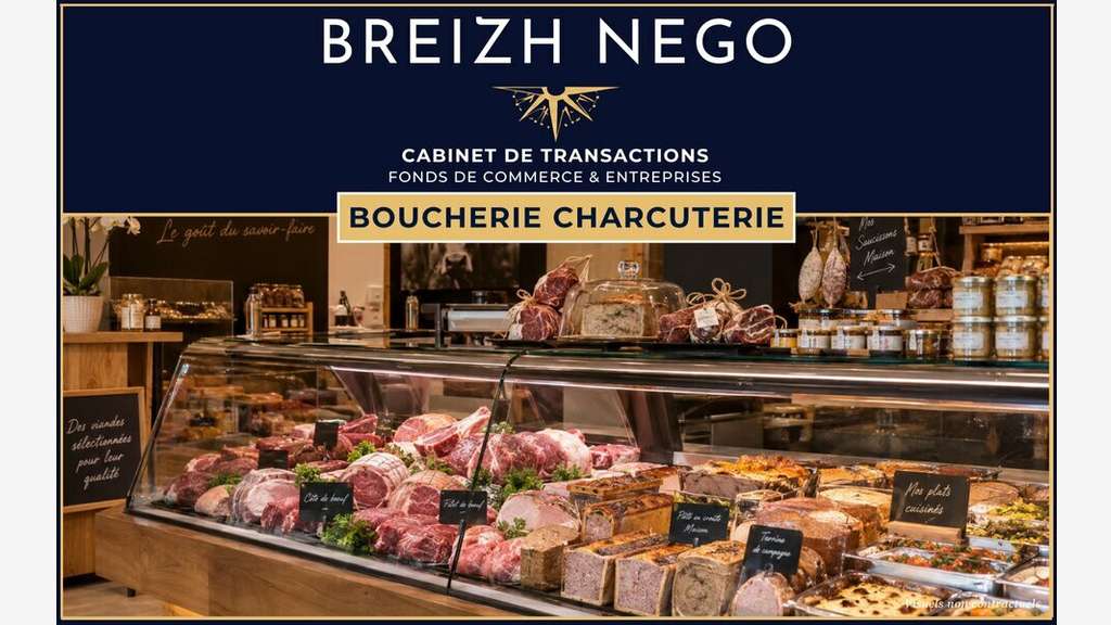 Vente FDC charcutier traiteur ville dynamique 56