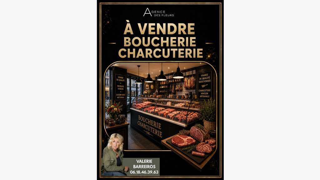 Vente FDC boucherie/charcuterie dans l'Eure