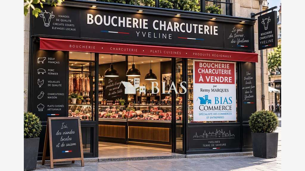 Boucherie sans concurence à vendre dept Yvelines