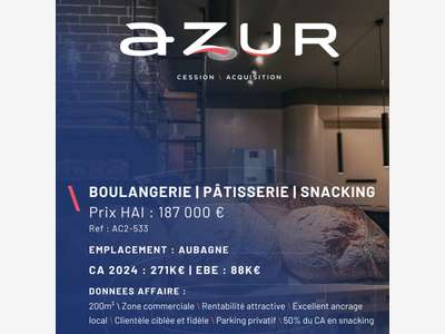 VENTE Boulangerie Snacking à Aubagne