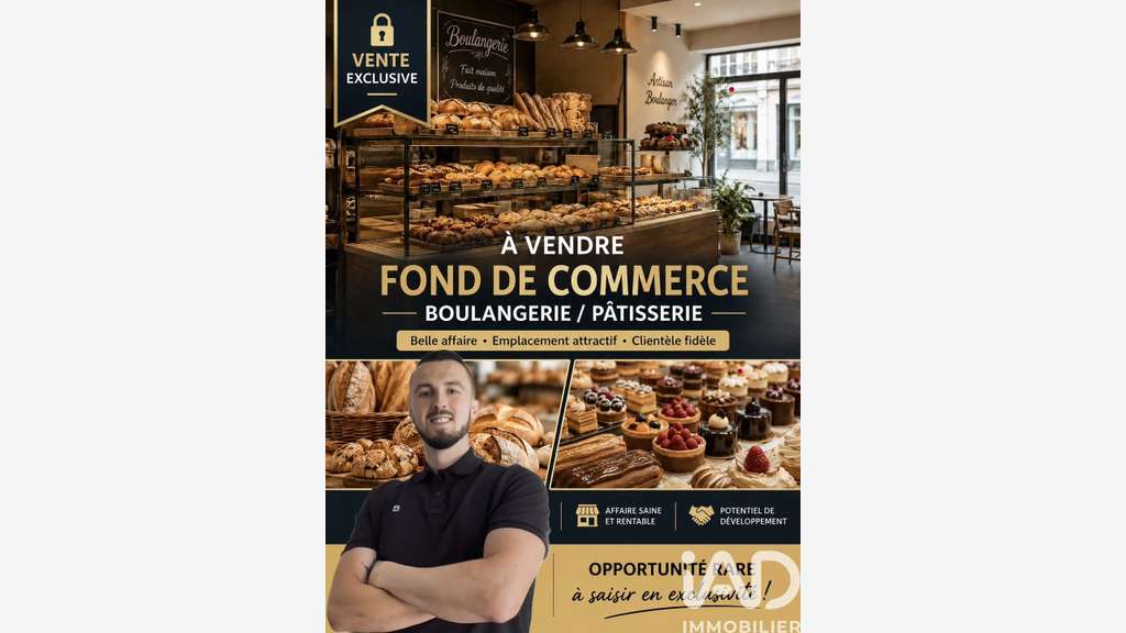 Vente boulangerie pâtisserie à Bapaume