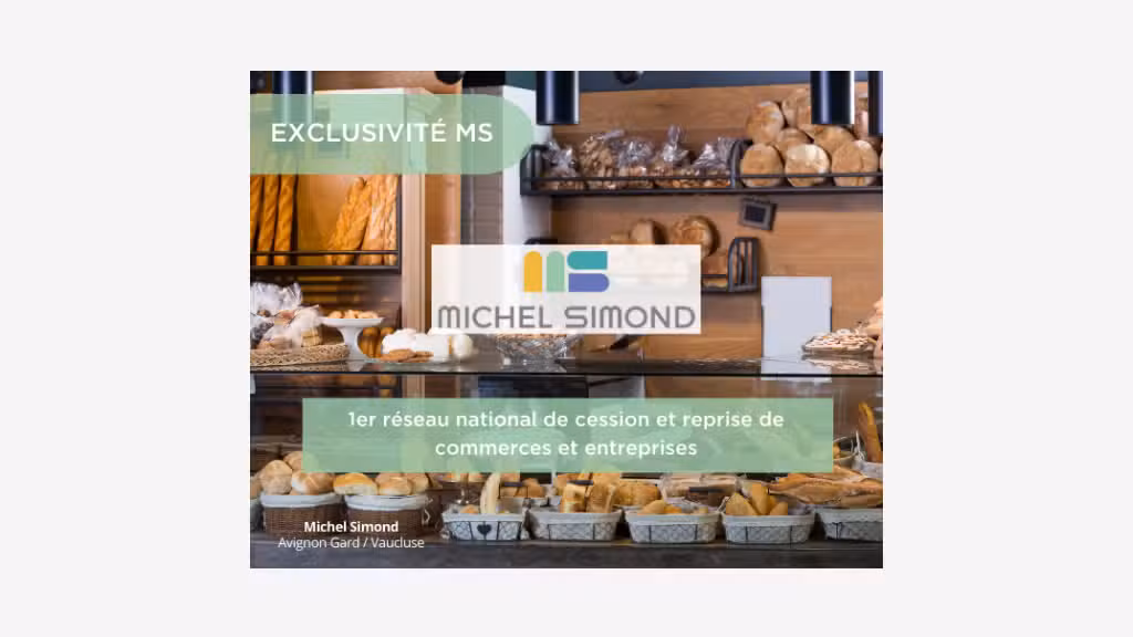Vente boulangerie pâtisserie Nord Bouches du Rhône