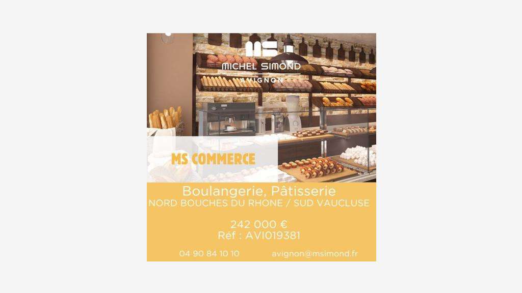 Vente boulangerie pâtisserie Nord Bouches du Rhône