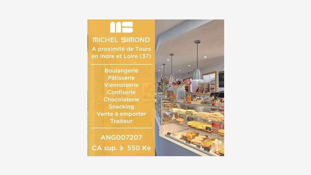 Vente boulangerie pâtisserie snack Indre-et-Loire