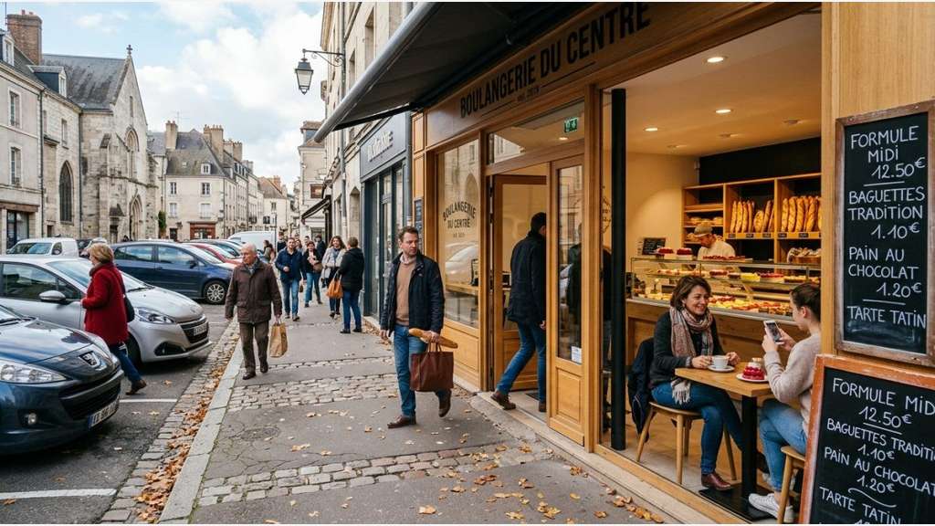 Vente boulangerie pâtisserie à Bourges axe passant