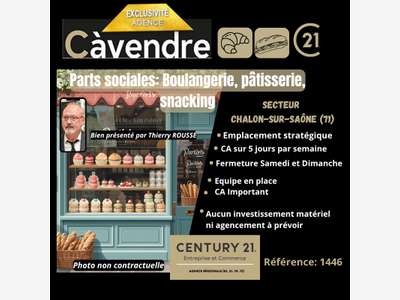 Vente FDC boulangerie pâtisserie Chalon sur Saône