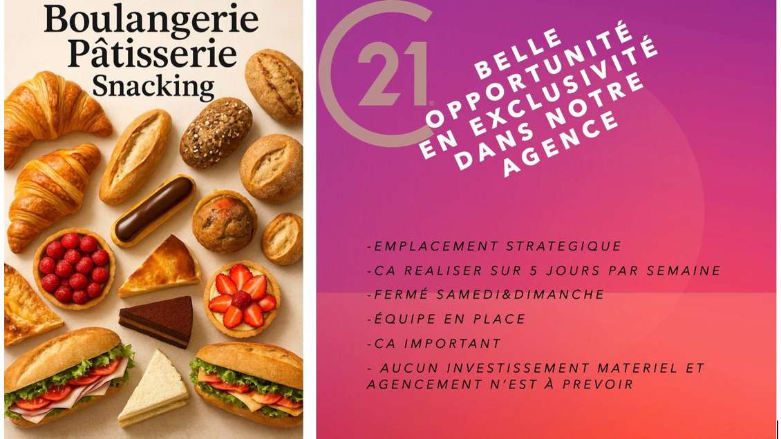 Vente FDC boulangerie pâtisserie Chalon sur Saône