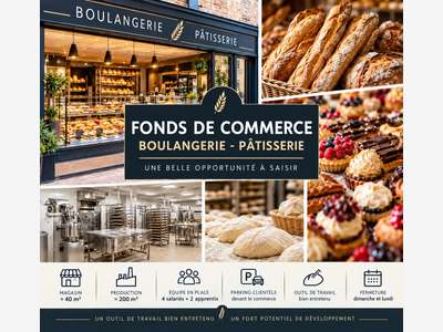 Vente FDC boulangerie-pâtisserie à Château-Gontier