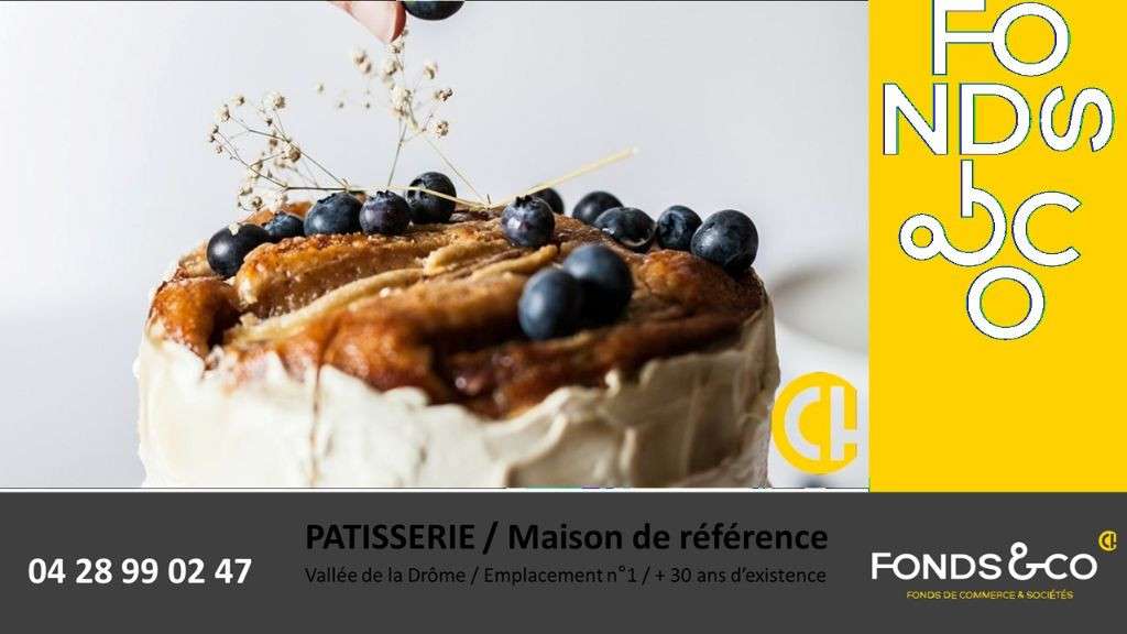 Vente pâtisserie glacier de référence à Crest
