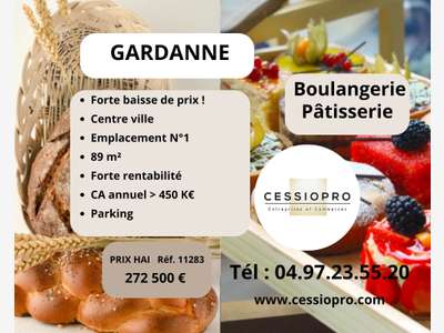 A vendre boulangerie pâtisserie à Gardanne centre