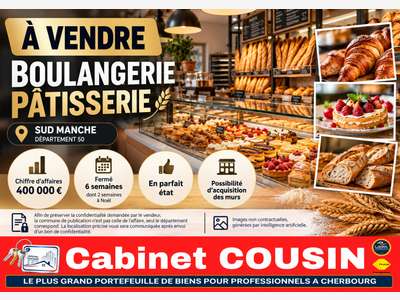 Vente boulangerie pâtisserie ville du Sud Manche