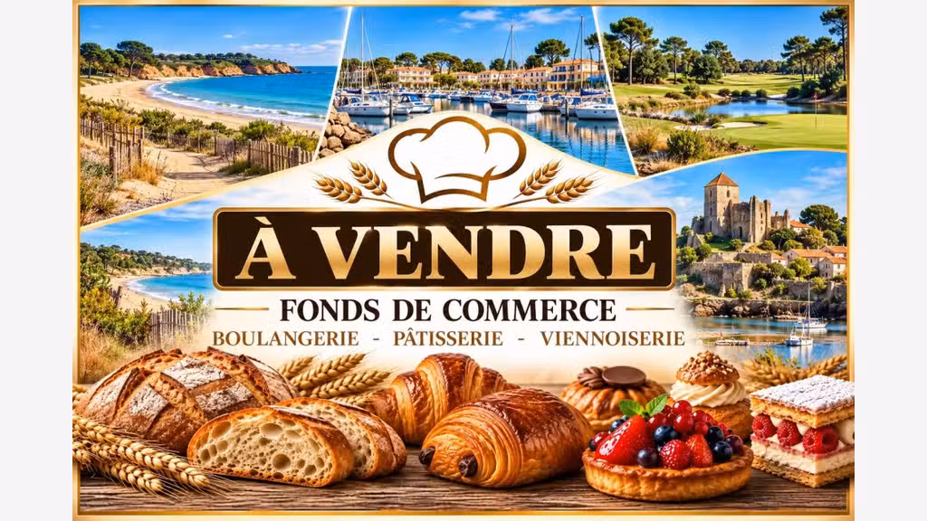 Belle affaire boulangerie Côte Atlantique Vendée