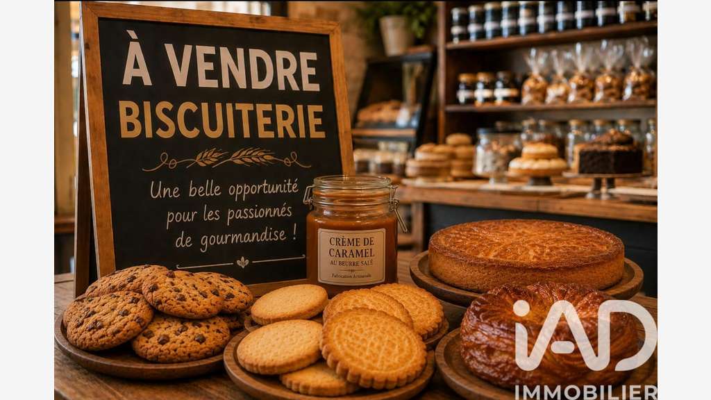 Vente biscuiterie 3 boutiques + atelier à Locronan