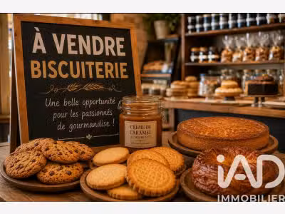 Vente biscuiterie 3 boutiques + atelier à Locronan