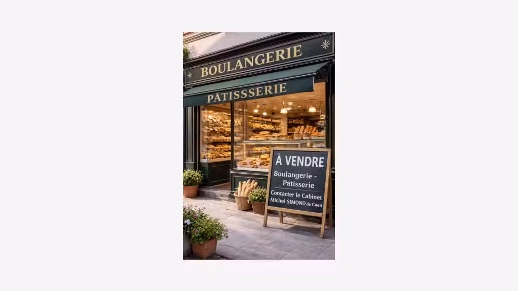 AV boulangerie gros bourg centre Manche CA 525 K€ 